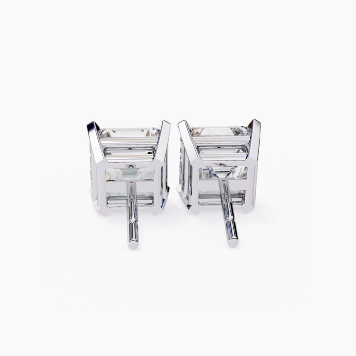 Asscher Cut Diamond Stud Earrings - Jewel Frost