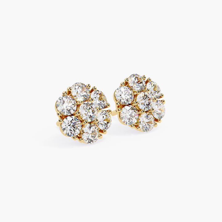 Flower Studs - Jewel Frost