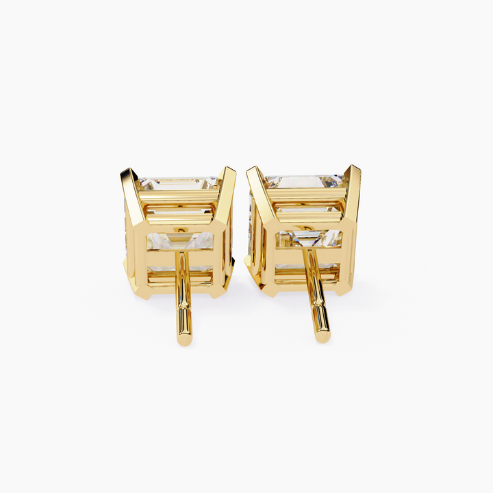 Asscher Cut Diamond Stud Earrings - Jewel Frost