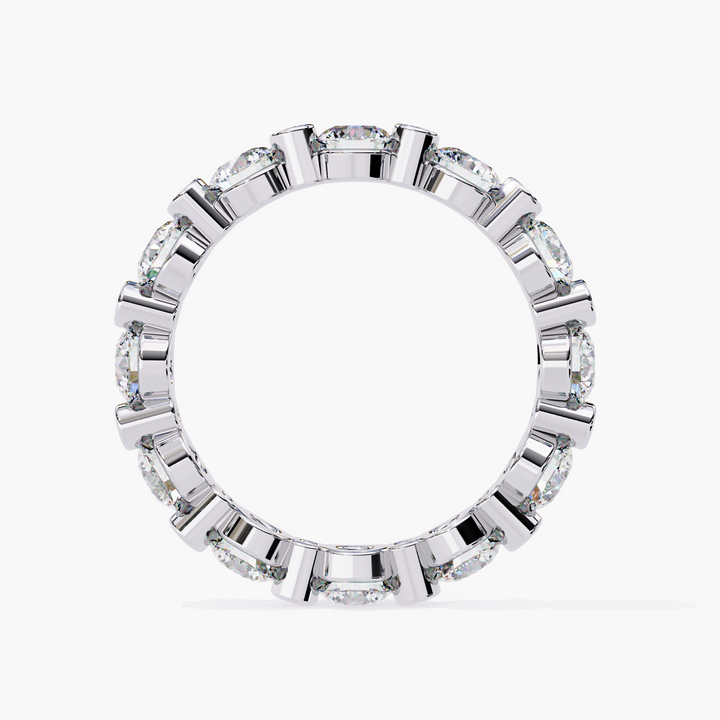 Round Unique Eternity Ring